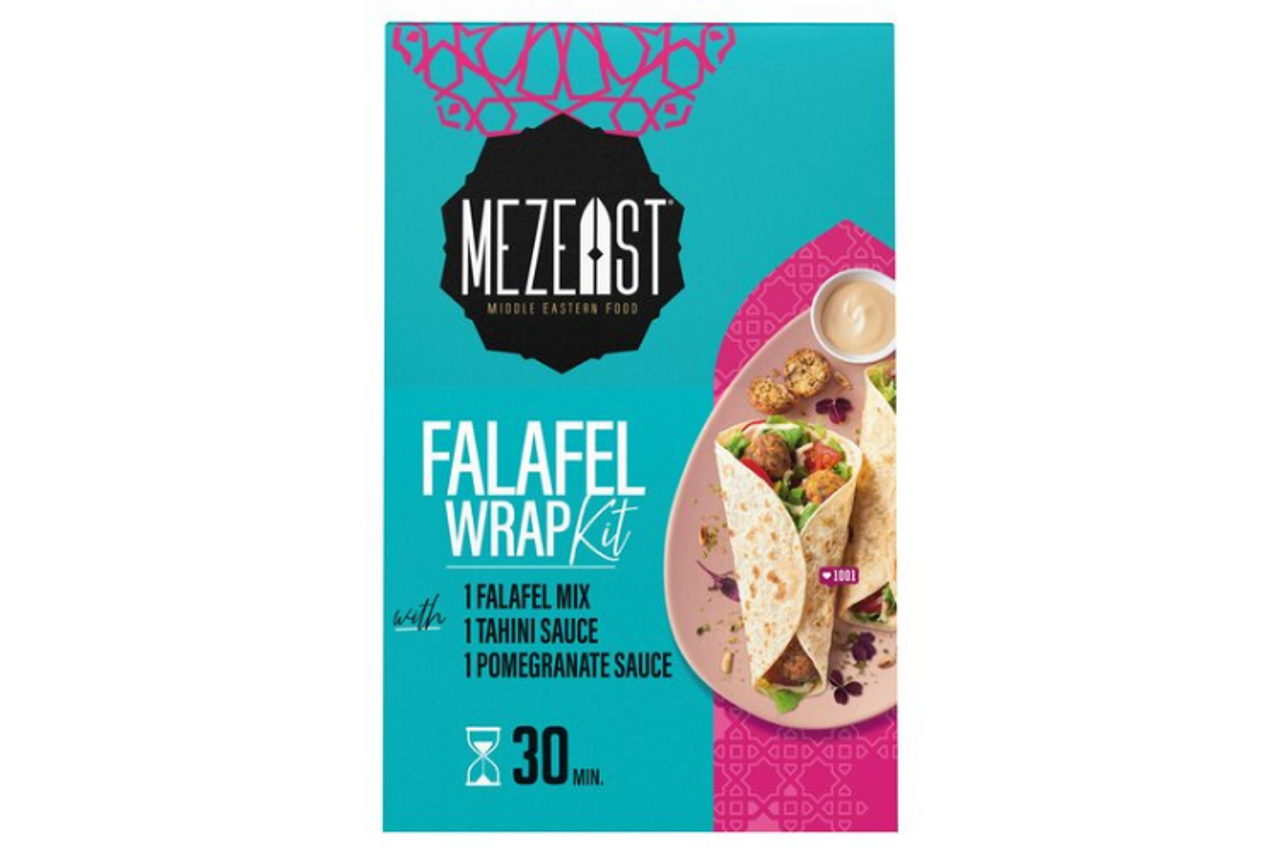 Mezeast Falafel Wrap Kit 180g RRP 2.59 CLEARANCE XL 59p or 2 for 1